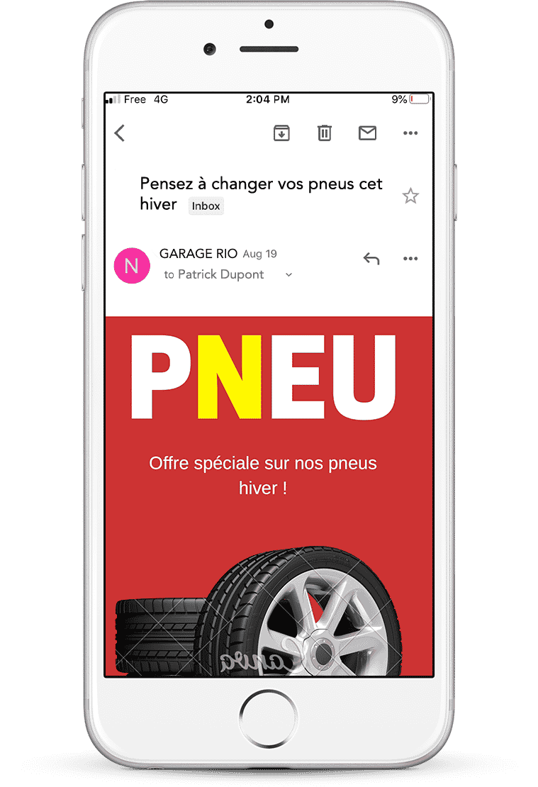 marketing garage connecte